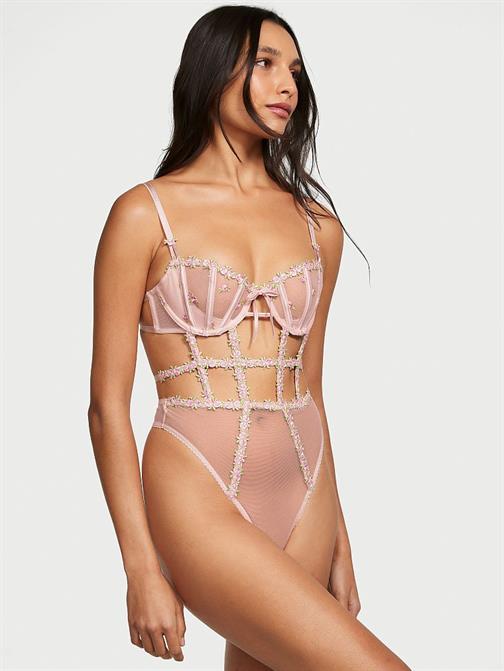 Wicked Astarsız Rosebud İşlemeli Teddy