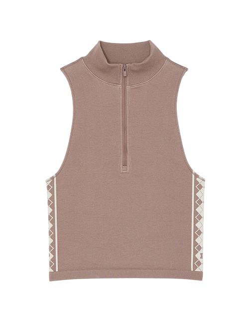 Winter Seamless Yarım Fermuarlı Atlet