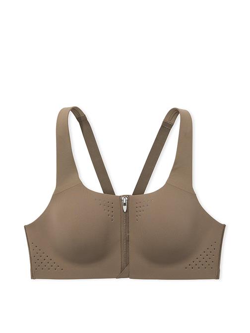 Yeni Stil! Featherweight Max Önden Fermuarlı Sporcu Sütyeni