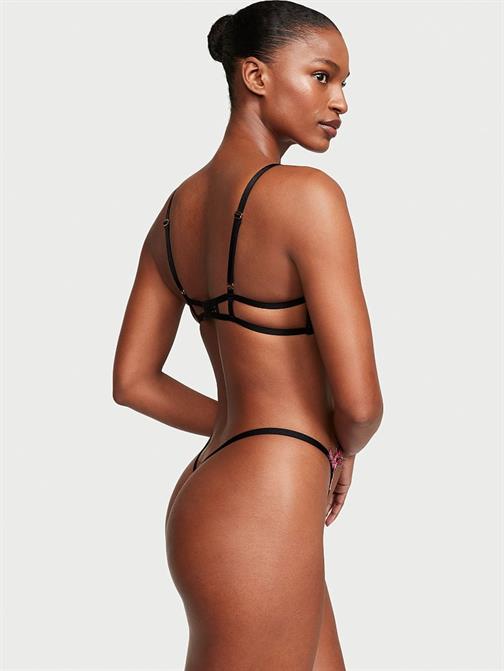 Ziggy Glam Çiçek İşlemeli Astarsız Cutout Teddy