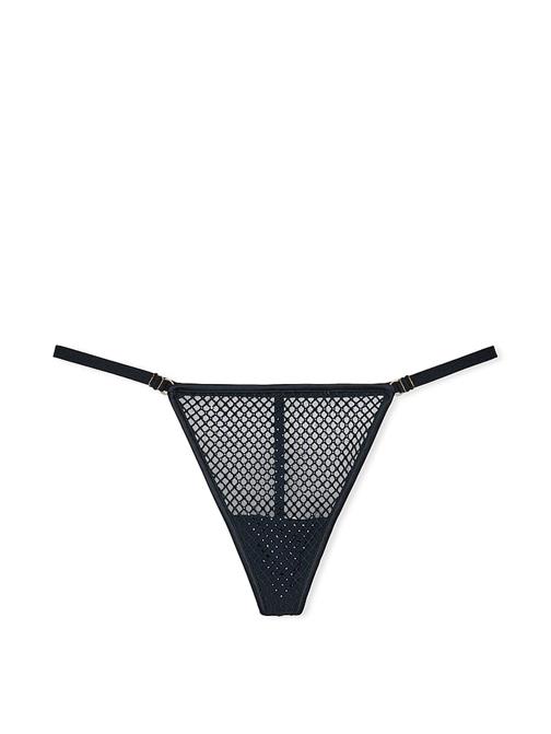 Ziggy Glam Işıltılı File Ayarlanabilir V-String Külot