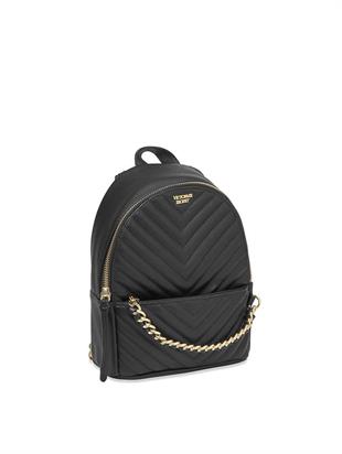 Zincirli V Kapitone Mini Sırt Çantası