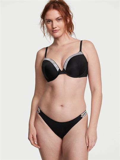 Very Sexy Işıltılı Push-Up Bikini Üstü