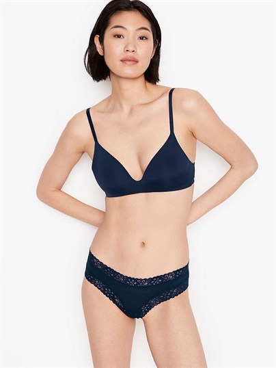 Victoria's Secret Esnek Pamuklu Bel Kısmı Dantelli Cheeky Külot