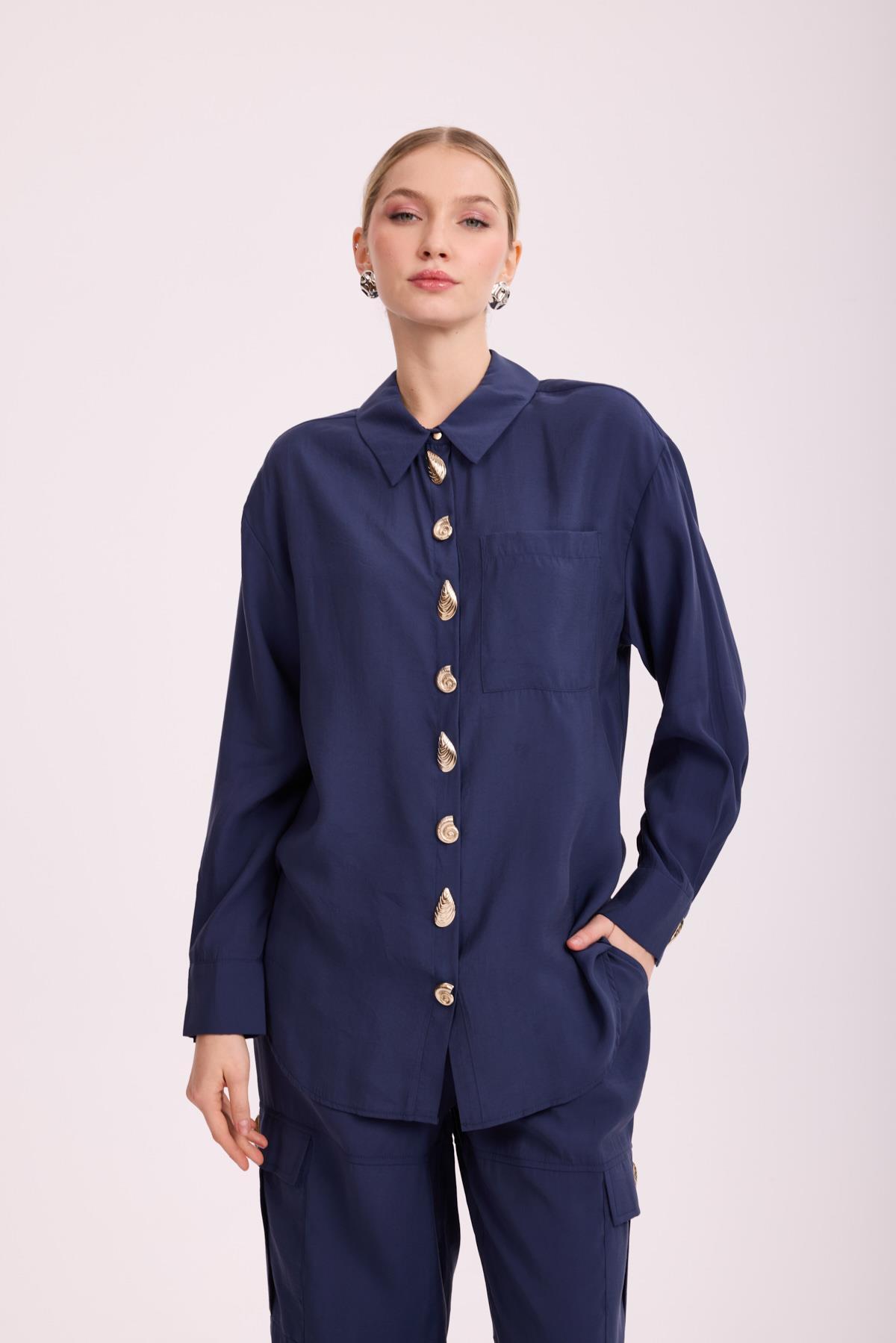 COMFORTABLE STİL TAKIM LACİVERT