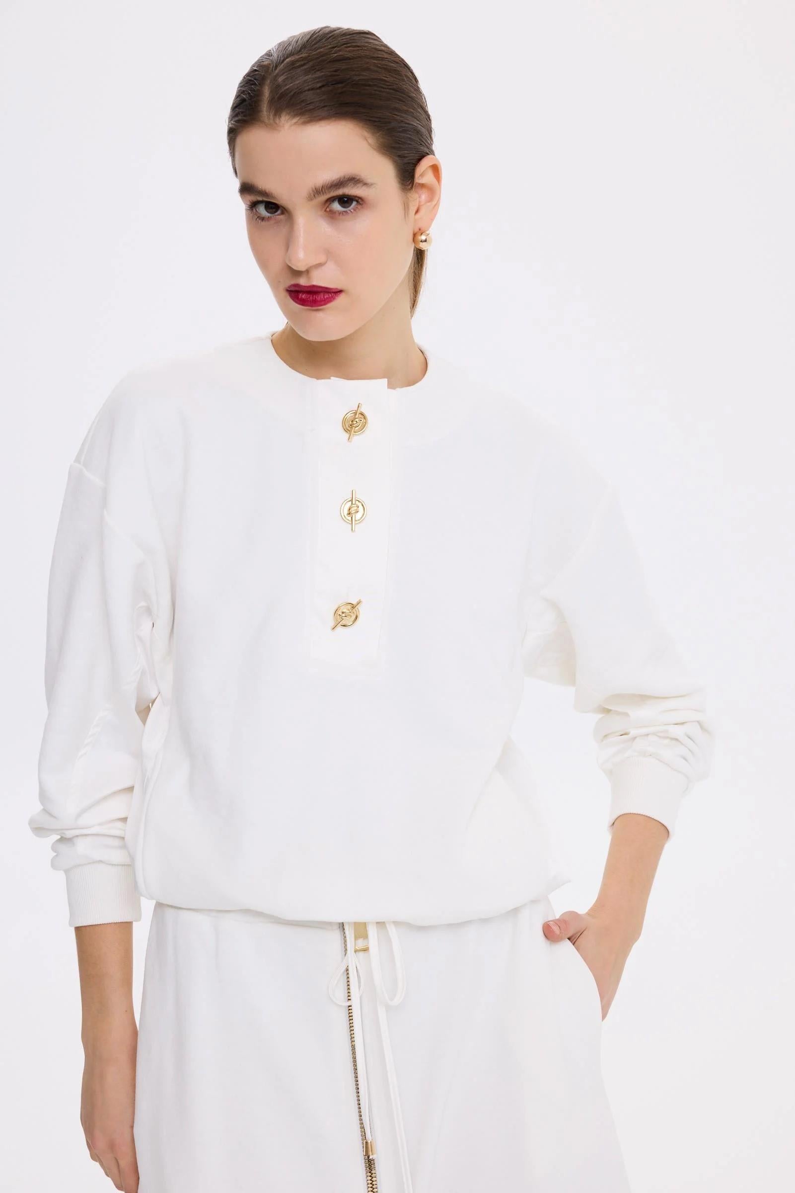 MİDİ SWEAT EKRU
