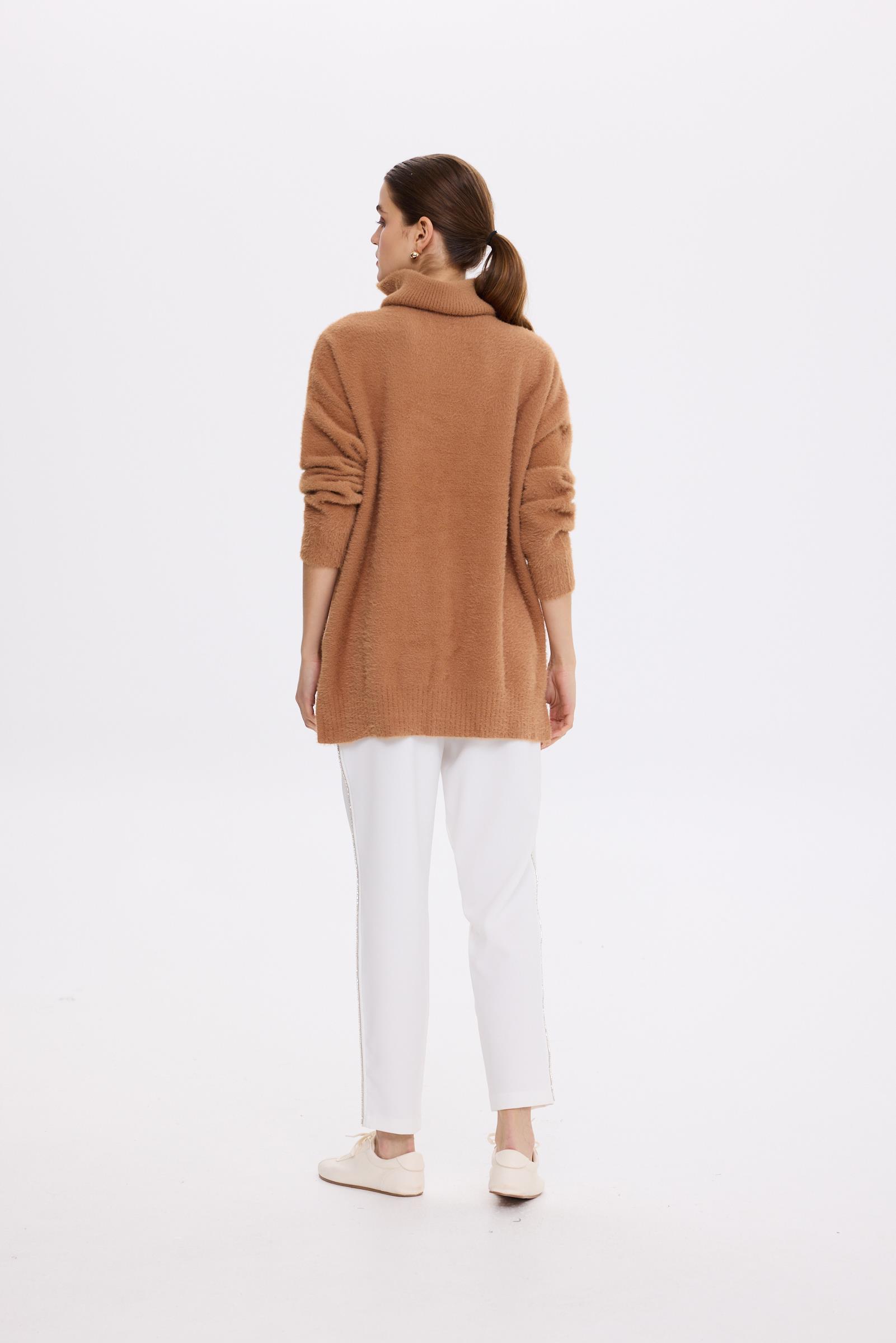 MODERNA FERMUARLI KAZAK CAMEL