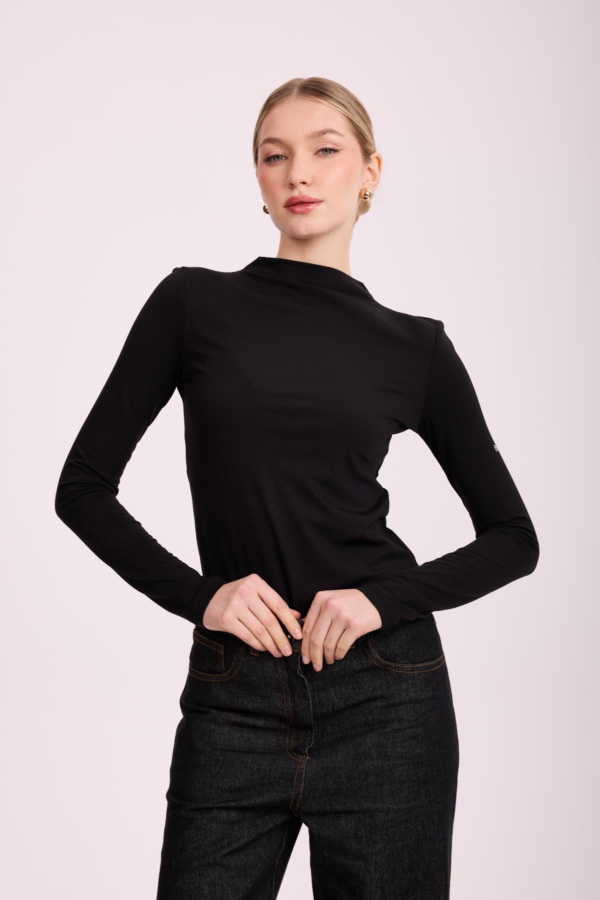 MSSM KOL TAŞLI RAYON BODY SİYAH