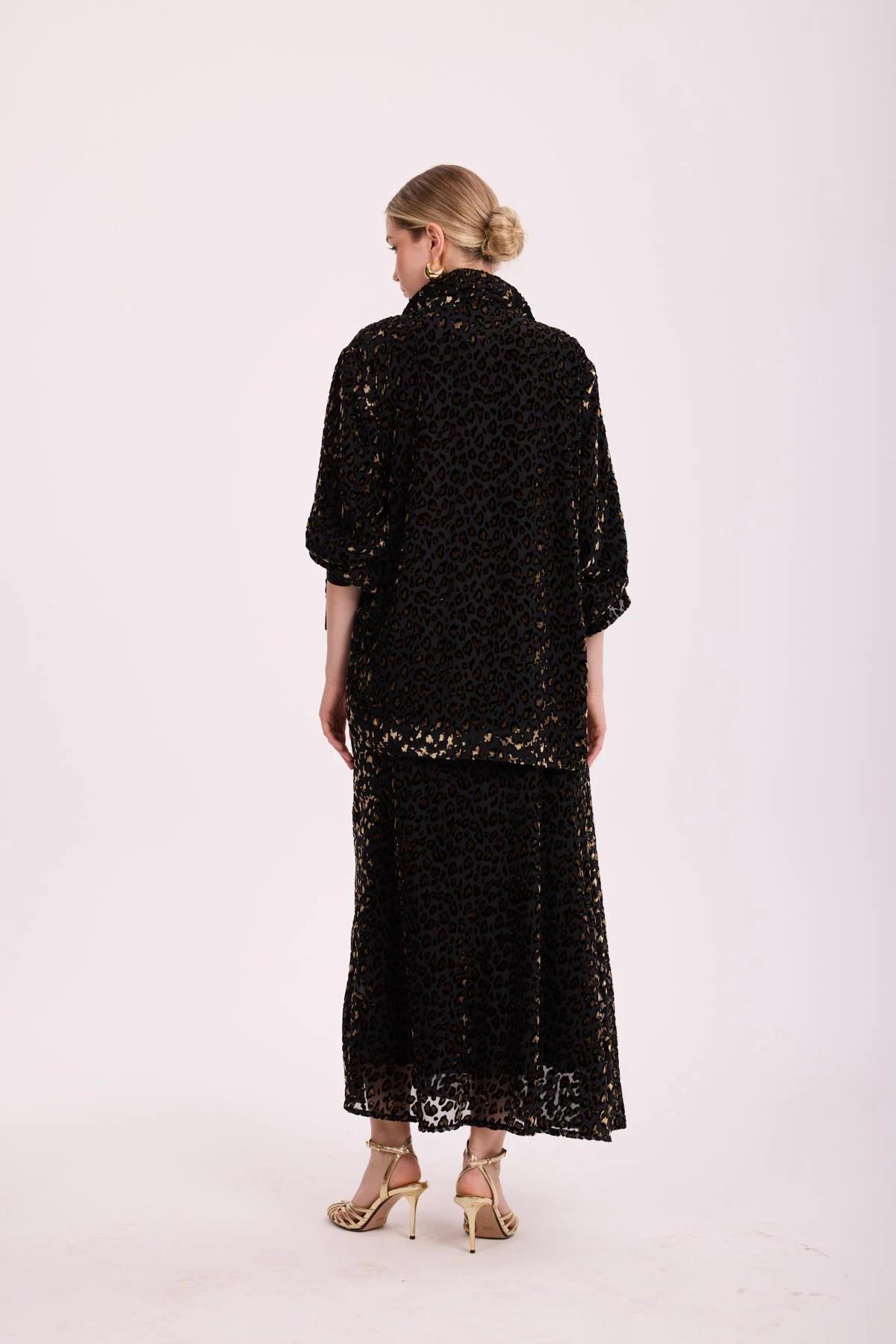 SERENORA BOMBER CEKET ETEKLİ TAKIM LEOPAR