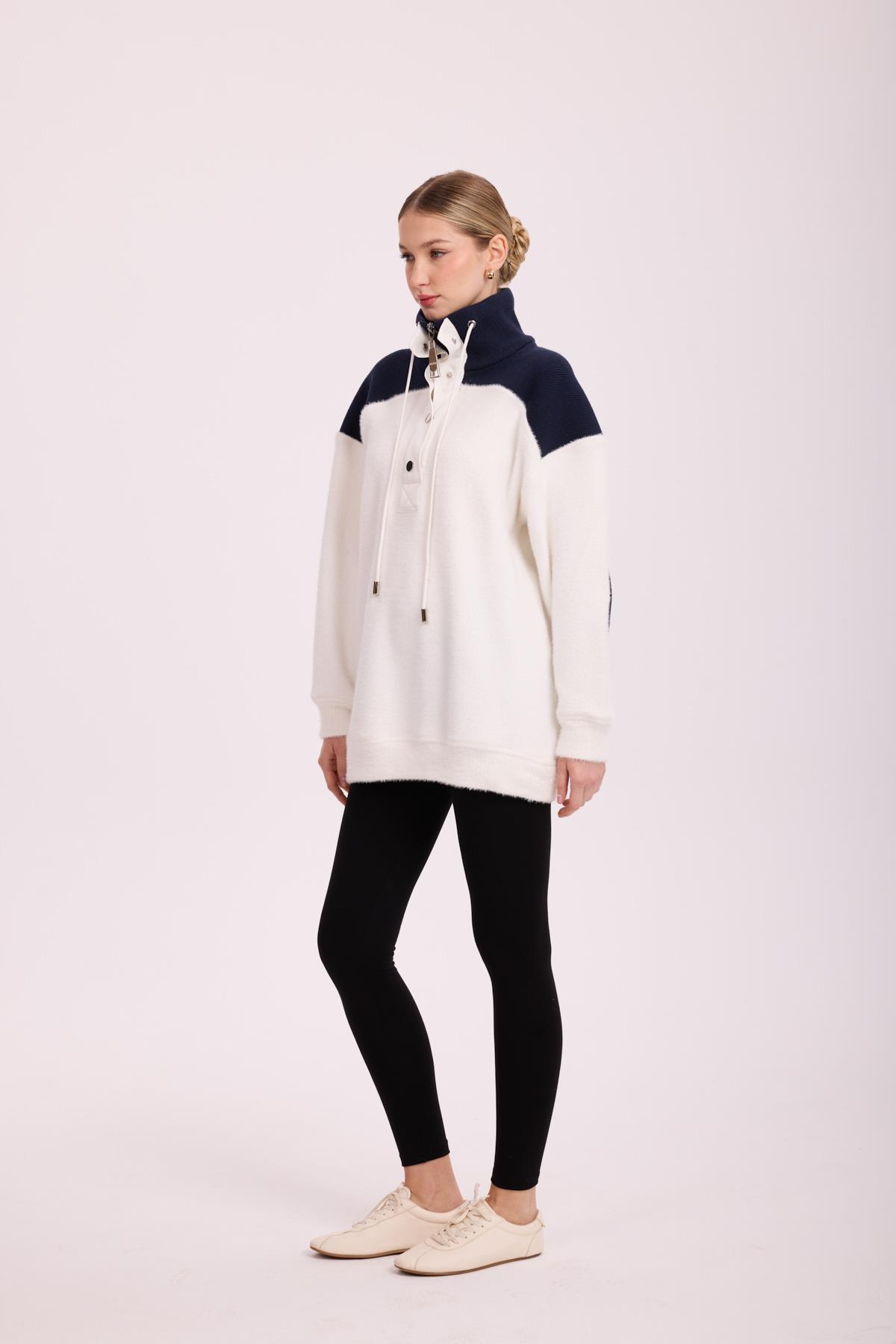 VELİX ANGORA TUNİK EKRU