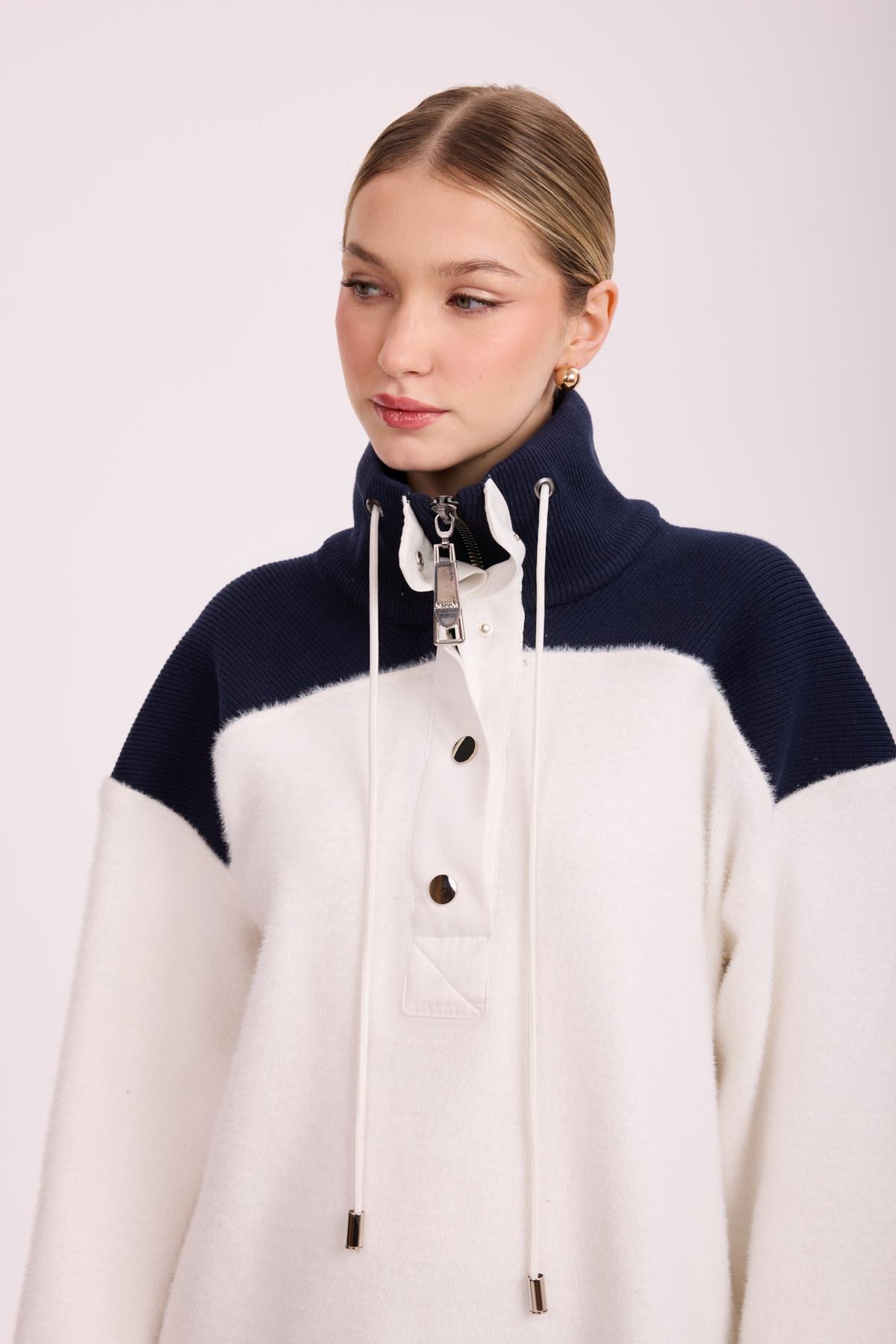 VELİX ANGORA TUNİK EKRU