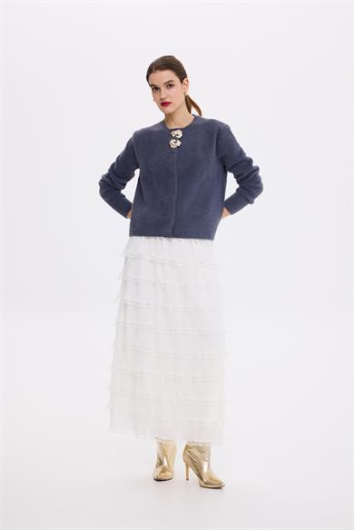 BELLİSSİMO ANGORA HIRKA ANTRASİT