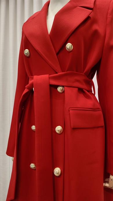BLAZER TRENÇKOT KIRMIZI