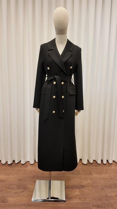 BLAZER TRENÇKOT SİYAH