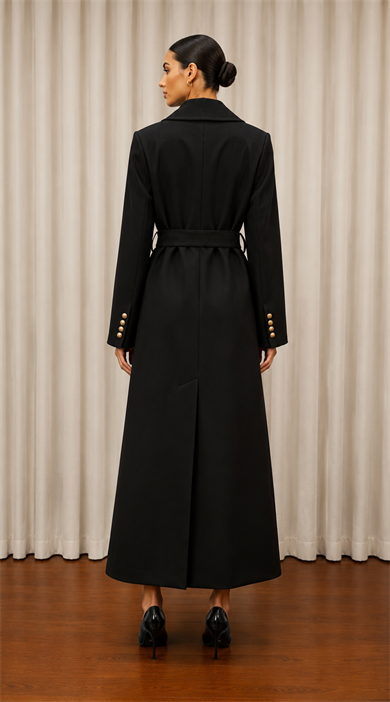 BLAZER TRENÇKOT SİYAH
