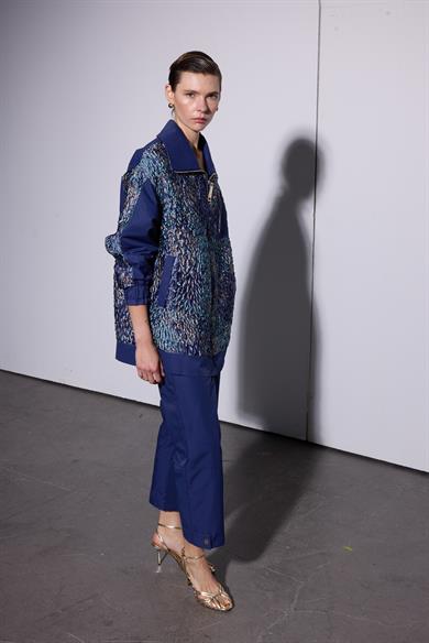 CEP DETAY JAKAR GARNİ TAKIM LACİVERT