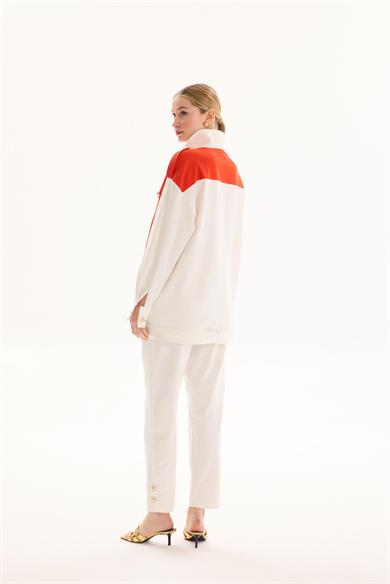 COMFORTABLE TAKIM EKRU/KIRMIZI