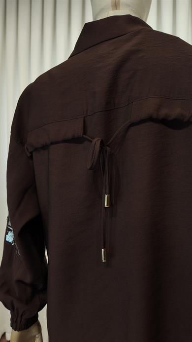 ELEGANZA GRAFITE TAKIM KAHVERENGİ