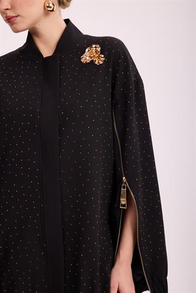 GLOWE BOMBER CEKET PANTOLON TAKIM SİYAH