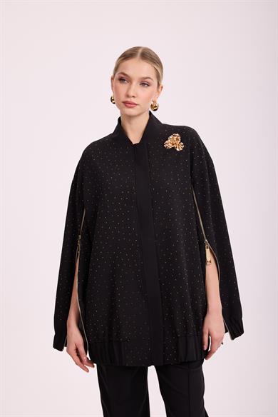 GLOWE BOMBER CEKET PANTOLON TAKIM SİYAH