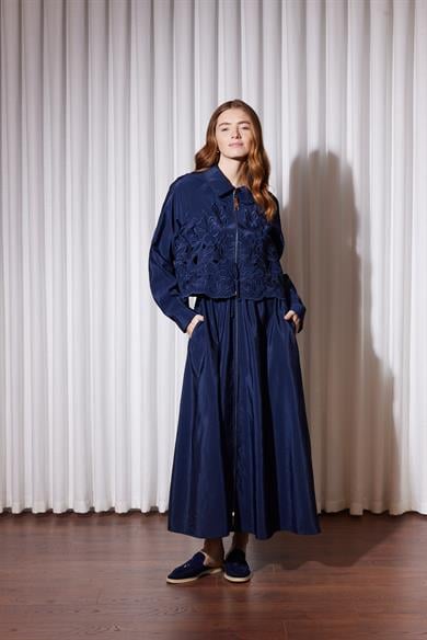 GRACE CUT ELBİSE LACİVERT