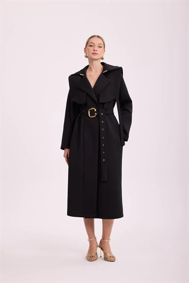 INVERNO SCUBA TRENÇKOT SİYAH