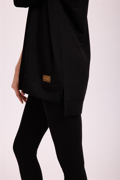 İPEK PAMUK BLUZ SİYAH