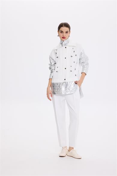 KAPİTONE GARNİ KAP EKRU