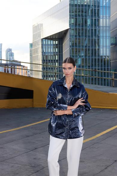 KAPİTONE İNCE KAP LACİVERT