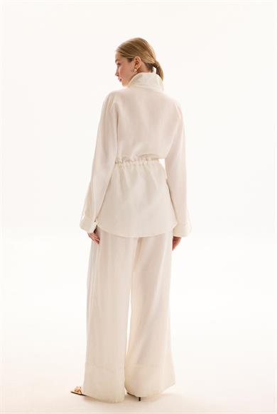 LİNEN KETEN TAKIM EKRU