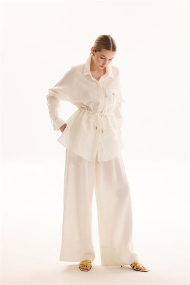 LİNEN KETEN TAKIM EKRU