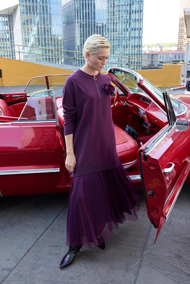 LİVE FERMUAR DETAYLI TRİKO KAZAK MÜRDÜM