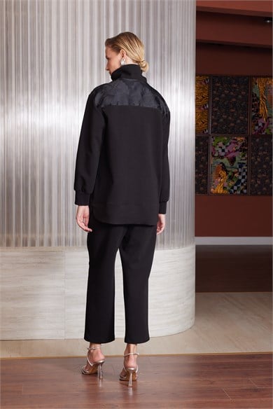 LORA JAKARLI CHIC TAKIM SİYAH