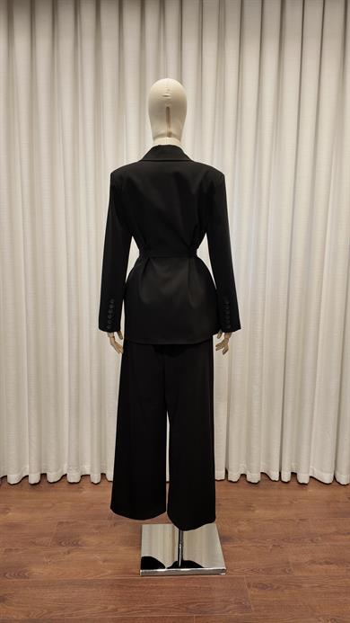 MONTERA CEKETLİ TAKIM SİYAH