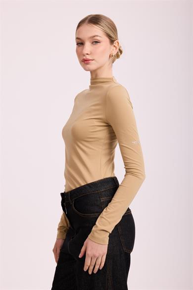 MSSM KOL TAŞLI RAYON BODY BEJ