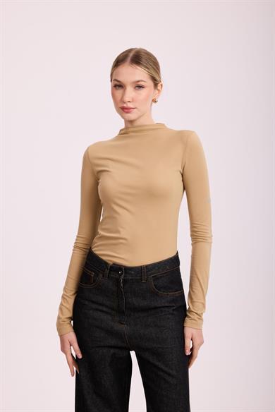 MSSM KOL TAŞLI RAYON BODY BEJ