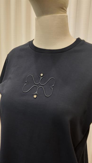 MSSM NAKIŞLI TSHIRT LACİVERT