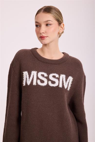 MSSM TRİKO KAZAK KAHVERENGİ