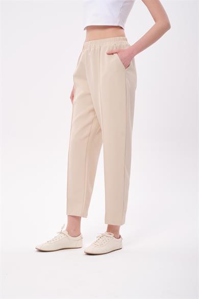 NERVÜRLÜ HAVUÇ PANTOLON BEJ