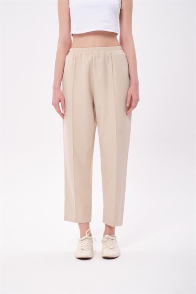 NERVÜRLÜ HAVUÇ PANTOLON BEJ