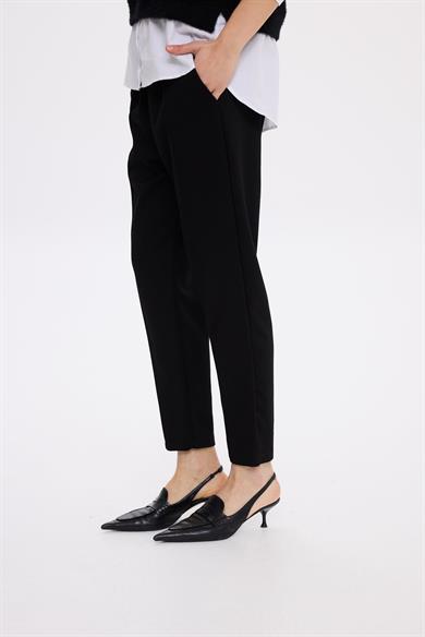 NERVÜRLÜ PANTOLON SİYAH