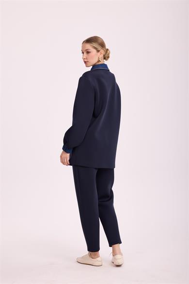 OLVERA DENİM GARNİ TAKIM LACİVERT