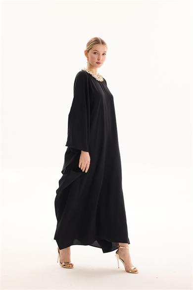 PERLA ELBİSE SİYAH