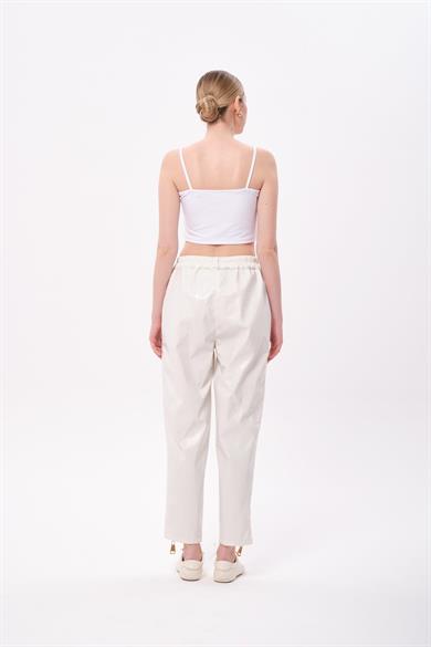 RUGAN HAVUÇ PANTOLON EKRU