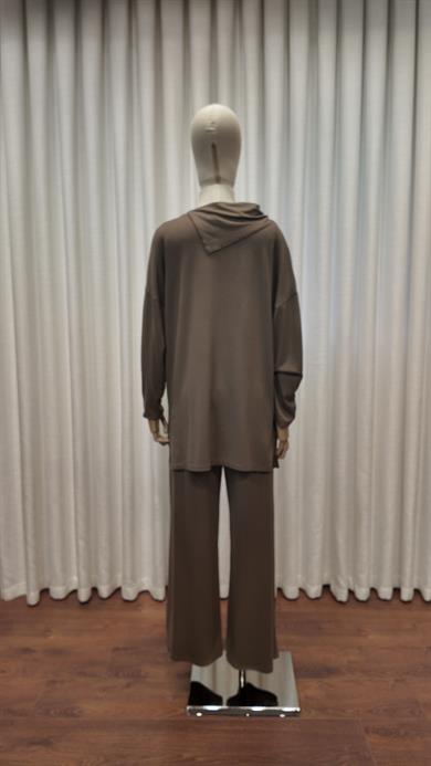 ŞAL YAKA TUNİK VİZON