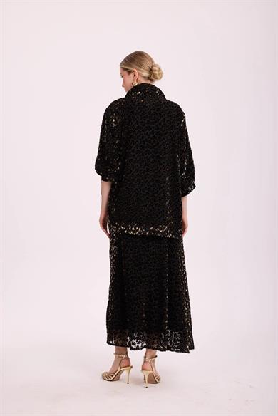 SERENORA BOMBER CEKET ETEKLİ TAKIM LEOPAR