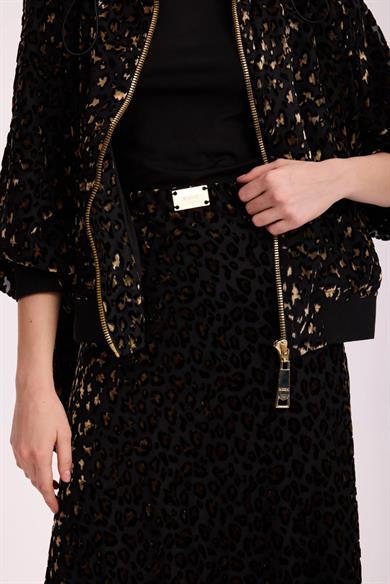 SERENORA BOMBER CEKET ETEKLİ TAKIM LEOPAR
