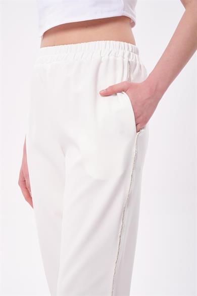 SHİNY COMFORT PANTOLON EKRU