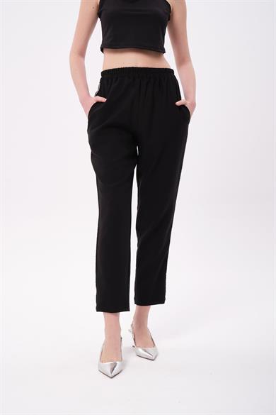 SHİNY COMFORT PANTOLON SİYAH