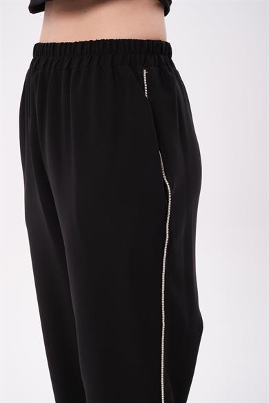 SHİNY COMFORT PANTOLON SİYAH